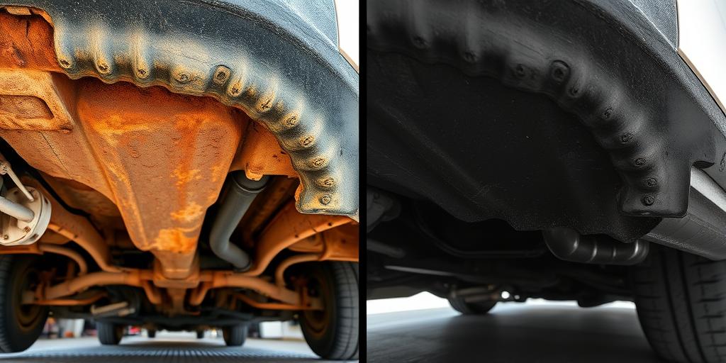 До и после антикоррозийной обработки